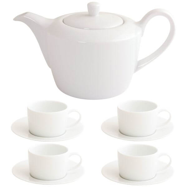 Pencil sketches of various teapot and cup forms.